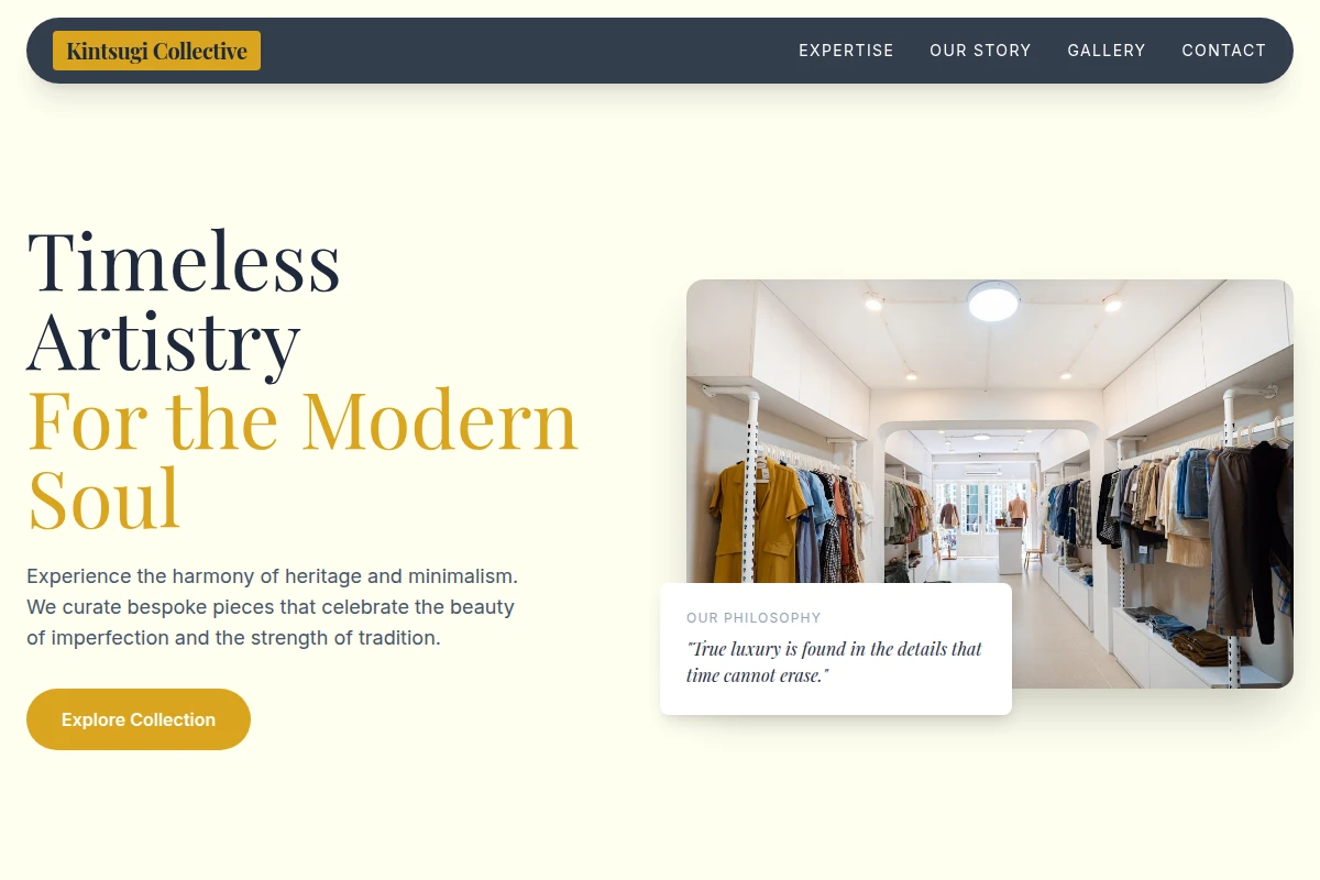 Minimalist Boutique