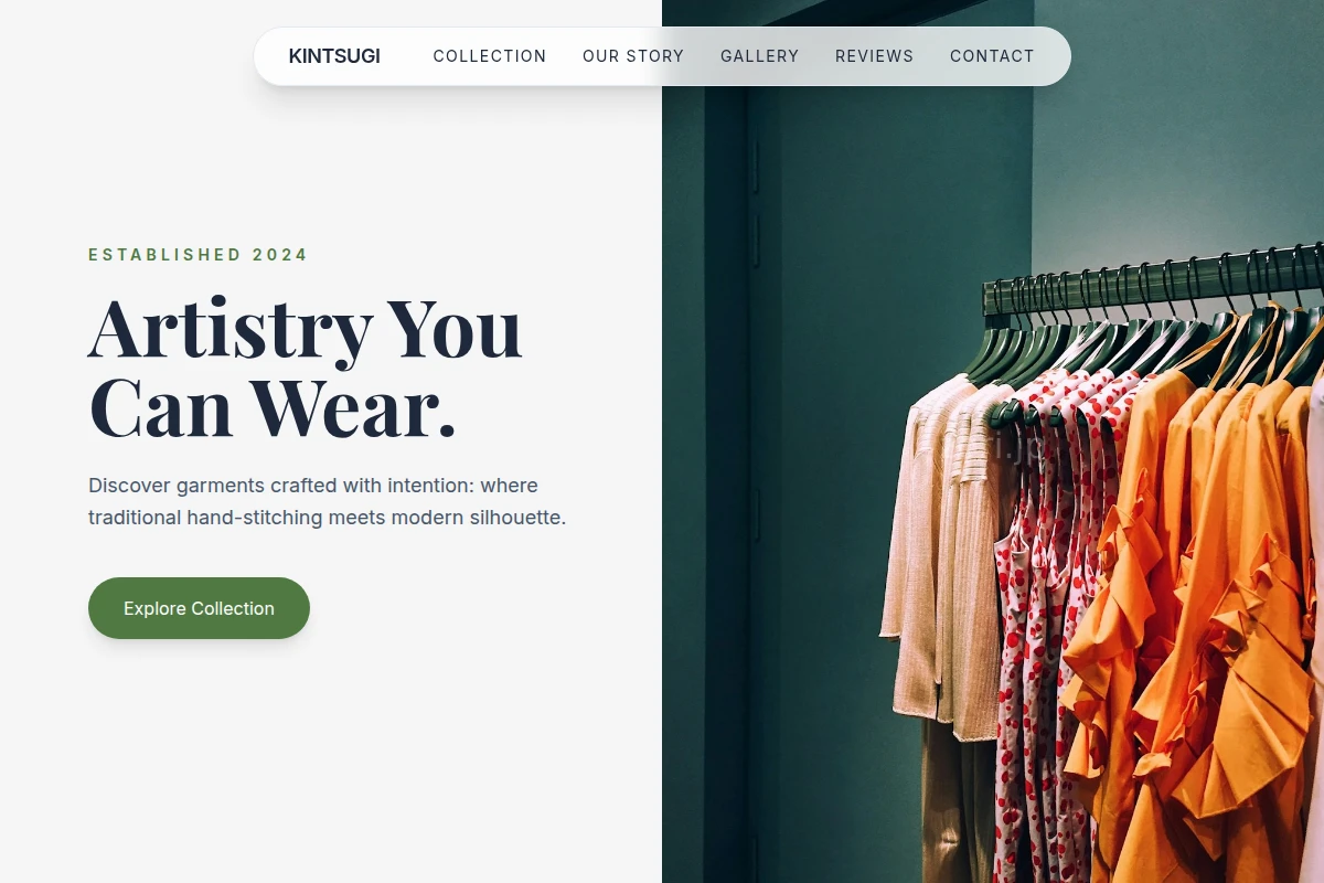 Handcrafted Clothing