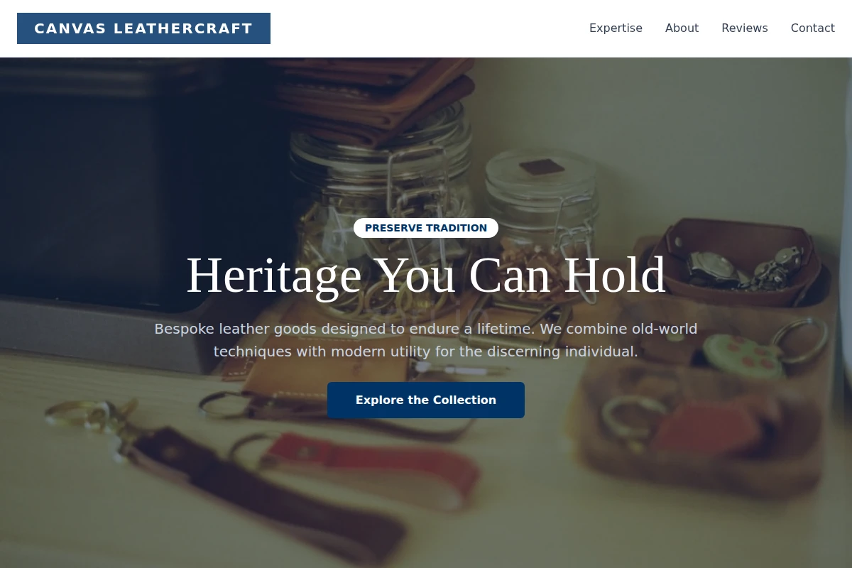 Canvas Leathercraft
