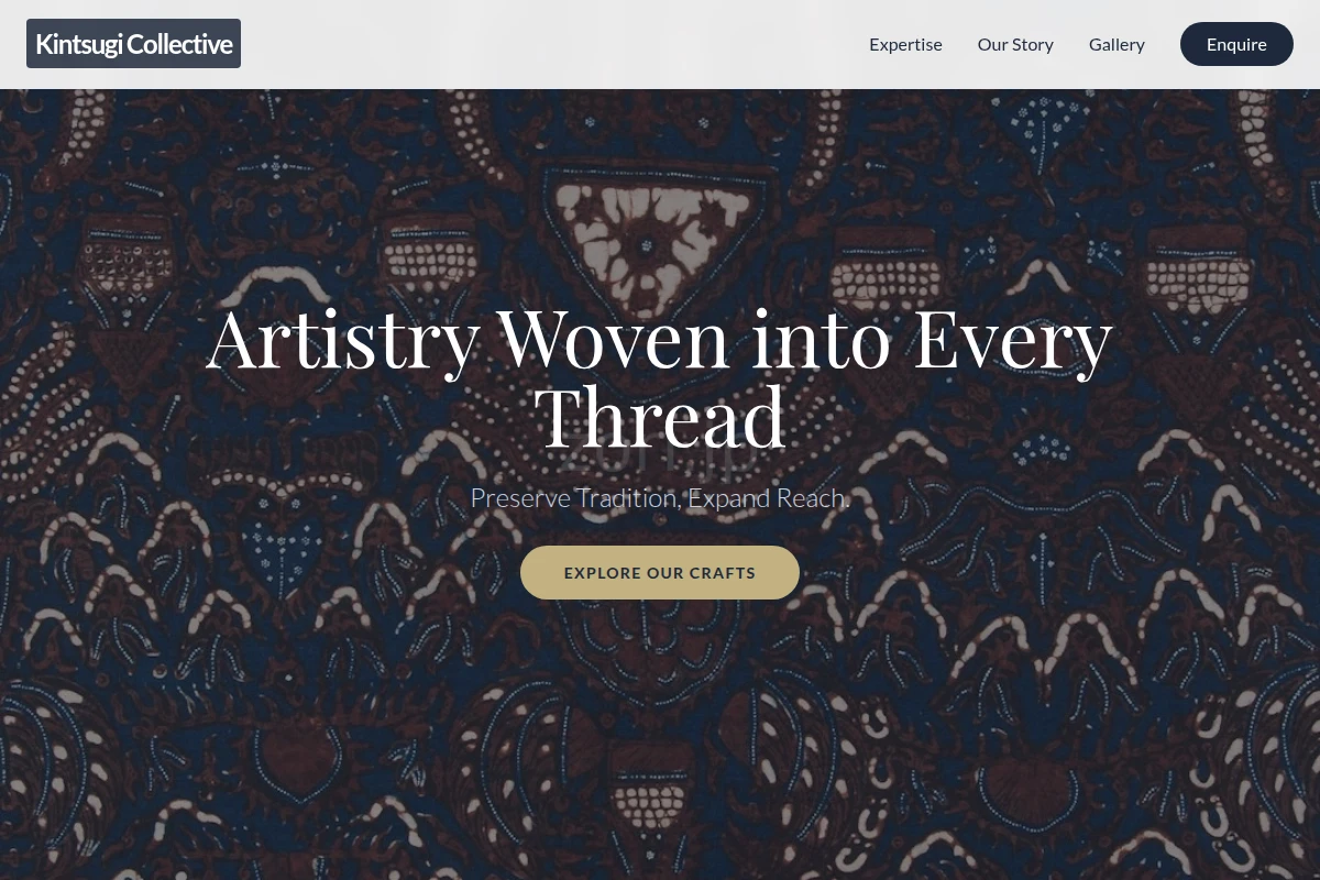 Earthy Textile Design