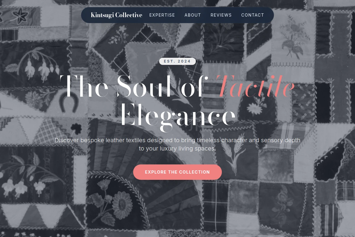 Leather Textile Design